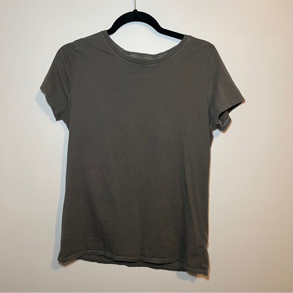 Gap Olive Green Short Sleeve Tee Shirt Size Medium
